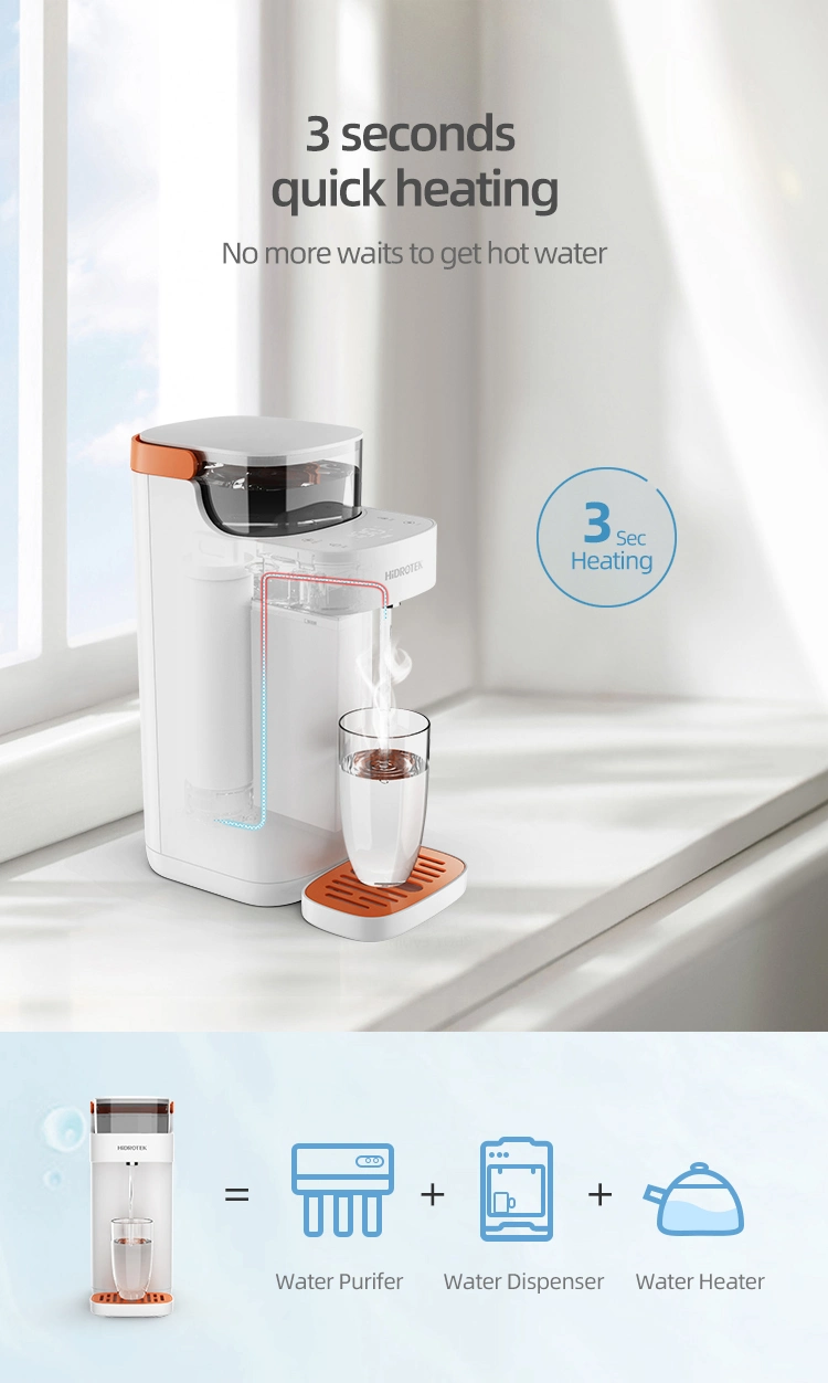 Smart Portable Household Countertop Instant 4 Temperature Hot Water Dispenser with Filter
