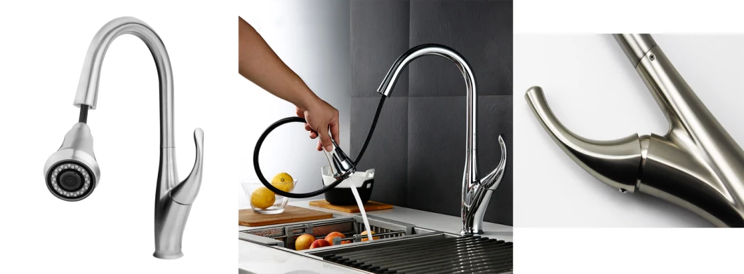 Aquacubic Modern Popular Pull out Health Kitchenfaucet Cupc Chrome Multicolor Lead-Free Pull Down Drinking Water Kitchen Sink Faucet